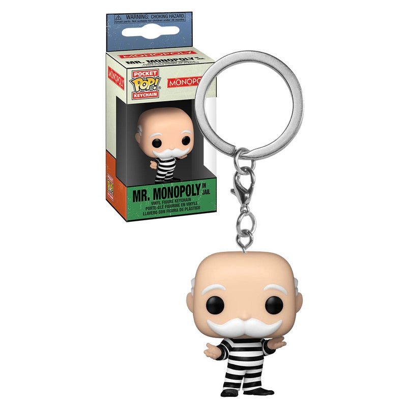 Funko POP! POP Keychain: Monopoly - Mr. Monopoly In Jail Vinyl Figure - 889698518994 - CrystalLotus.eu