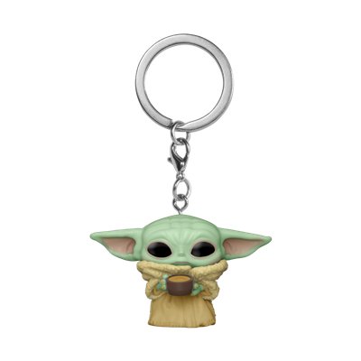 Funko Pop! Pop Keychain: The Mandalorian - The Child W/Cup - 889698530422 - CrystalLotus.eu