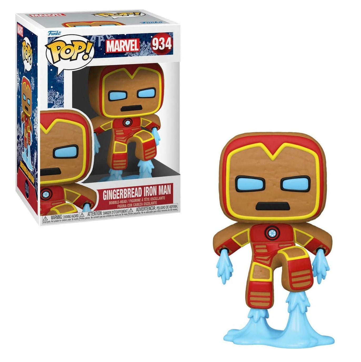 Funko POP! POP Marvel: Holiday - Iron Man - 889698506588 - CrystalLotus.eu