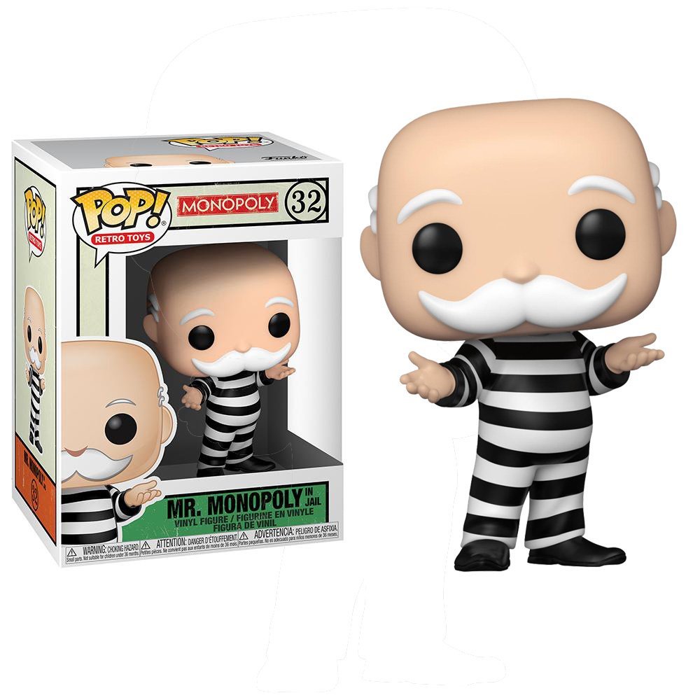 Funko POP! Retro Toys: Monopoly - Mr. Monopoly In Jail 