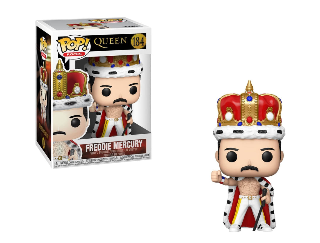 Funko POP! Rocks: Queen - Freddie Mercury (King) 