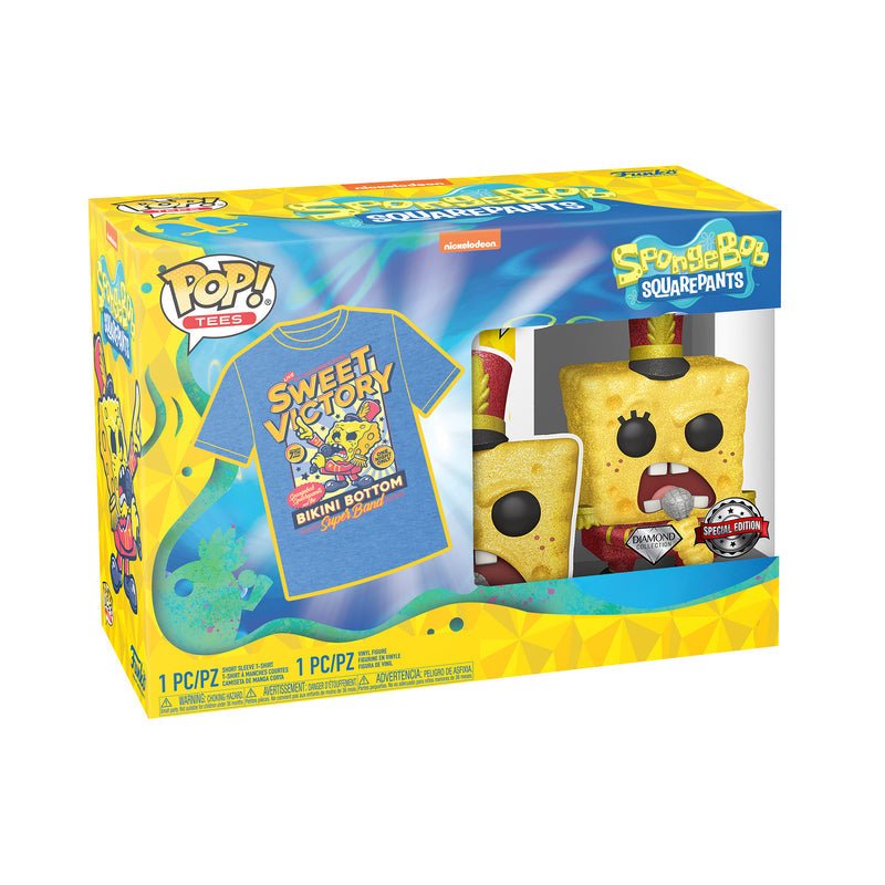 Funko Pop! Spongebob Squarepants &amp; Tee Box Spongebob Band - 889698633802 - CrystalLotus.eu