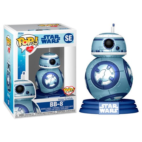 Funko Pop! Star Wars Make a Wish 2022 Star Wars Vinyl Figure BB - 8 (Metallic) 9 cm - 889698636728 - CrystalLotus.eu