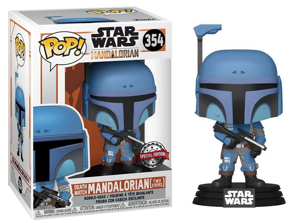 Funko POP! Star Wars: The Mandalorian - Death Watch Mandalorian (Two Stripes) 