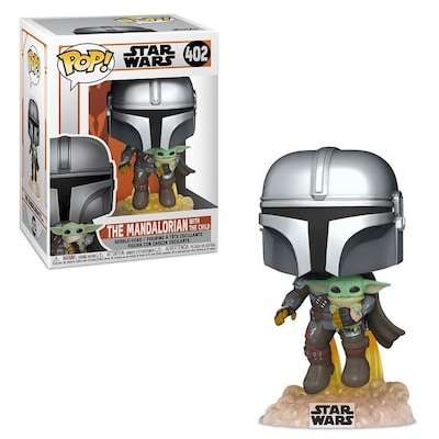 Funko Pop! Star Wars The Mandalorian Mando Flying with Jet Pack - 889698509596 - CrystalLotus.eu