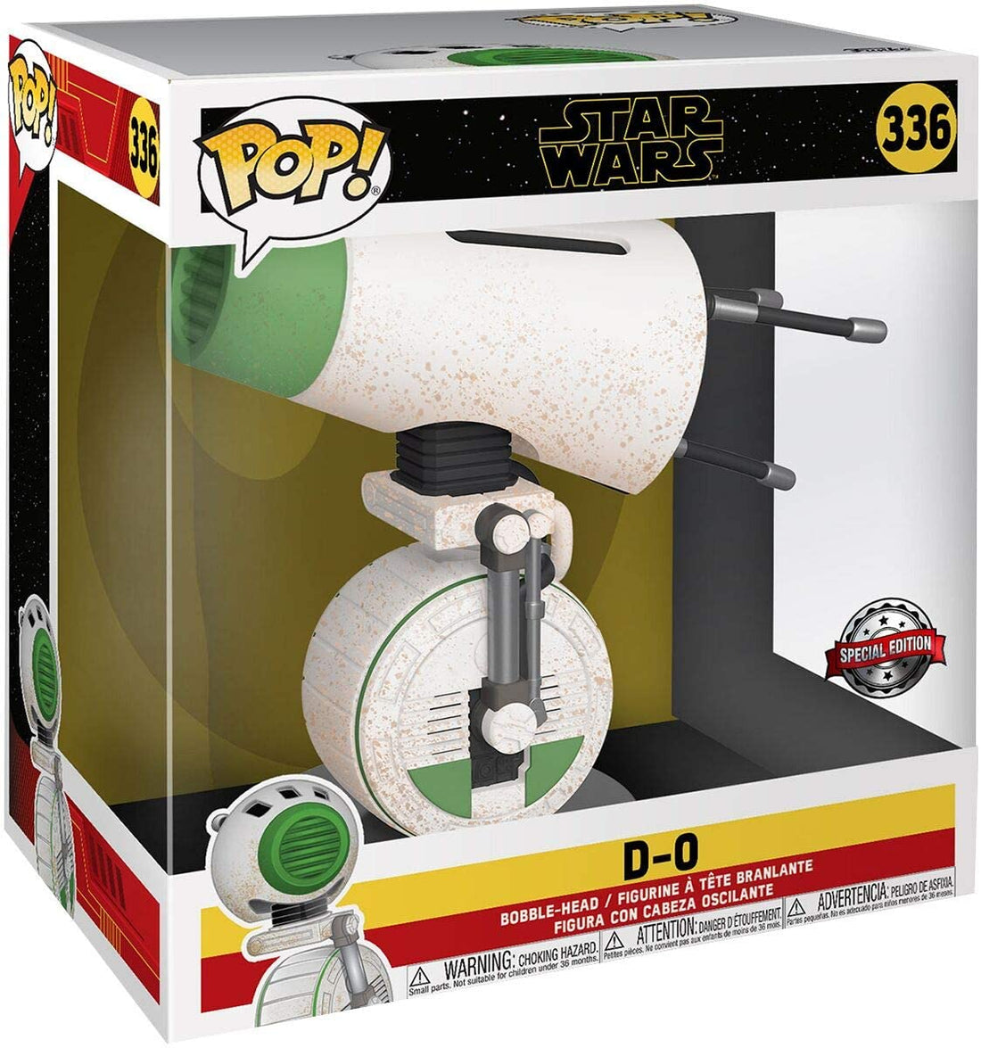 Funko POP! Star Wars: The Rise of Skywalker 10 Inch D - 0 Exclusive Vinyl 