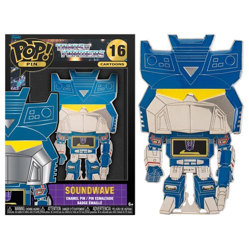 Funko Pop! Transformers Enamel Pin Soundwave 10 cm - 671803409491 - CrystalLotus.eu