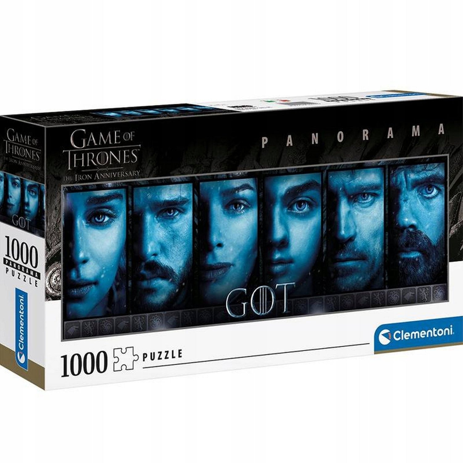 Game of Thrones Panorama Jigsaw Puzzle Faces (1000 pieces) - 8005125395903 - CrystalLotus.eu