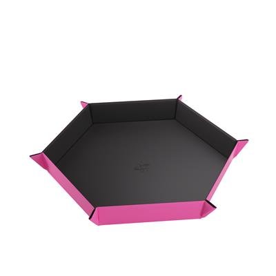 Gamegenic - Magnetic Dice Tray Hexagonal Black/Pink - 4251715411186 - CrystalLotus.eu