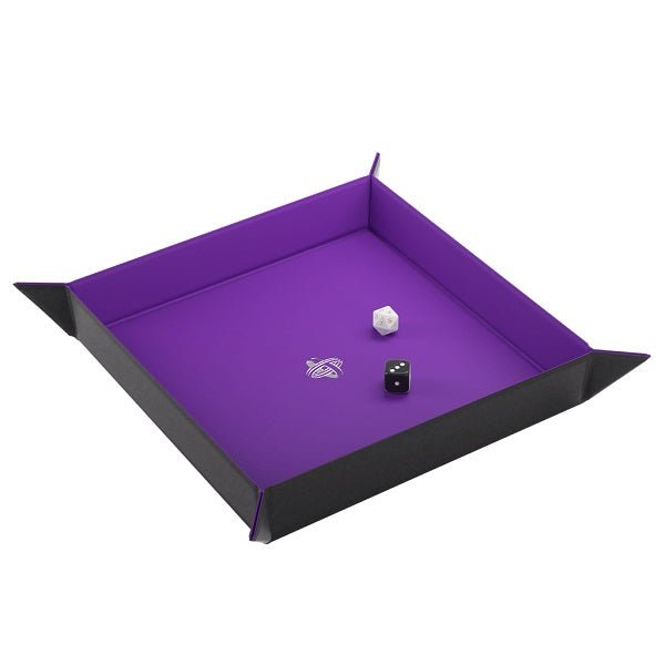 Gamegenic - Magnetic Dice Tray Square Black/Purple - 4251715411049 - CrystalLotus.eu