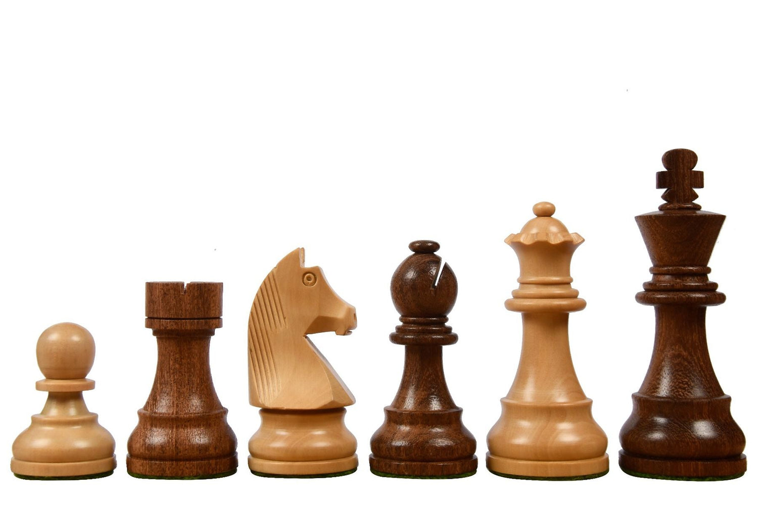 German Knight Standard 3.75&quot; Rosewood Chess Pieces - VIJ104 - CrystalLotus.eu