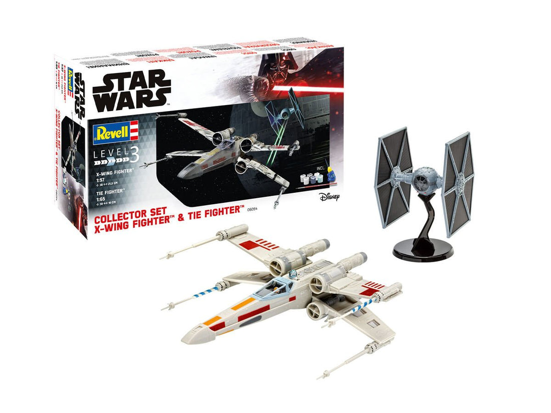 Geschenkset X - Wing Fighter + TIE Fighter (1:57 &amp; 1:65) - 4009803060545 - CrystalLotus.eu