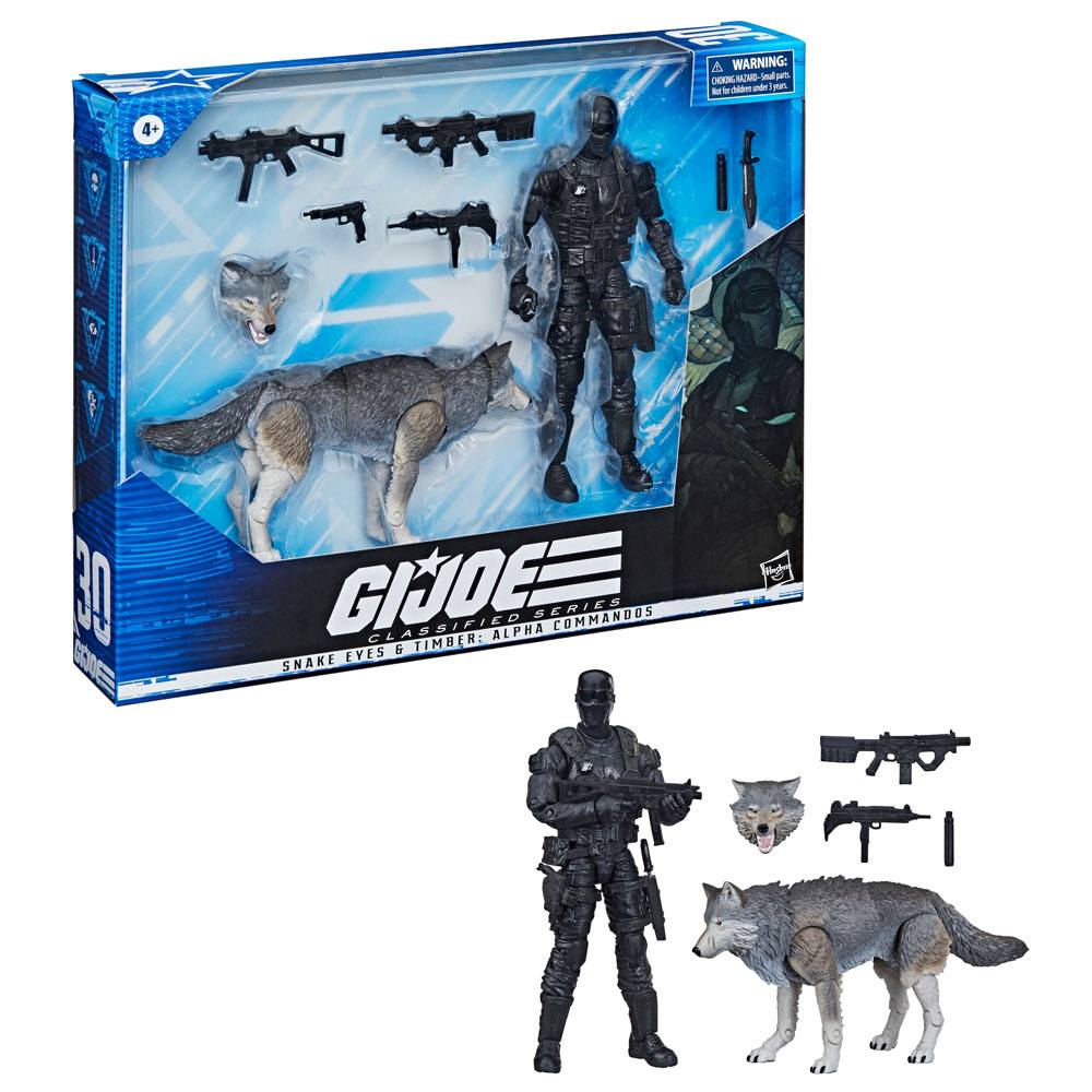 G.I. Joe Classified Series Snake Eyes &amp; Timber: Alpha Commandos Action Figures - 5010993860418 - CrystalLotus.eu