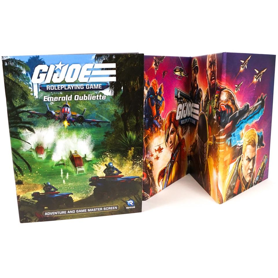 G.I. JOE RPG The Emerald Oubliete &amp; GM Screen - 9781736884386 - Crystal Lotus