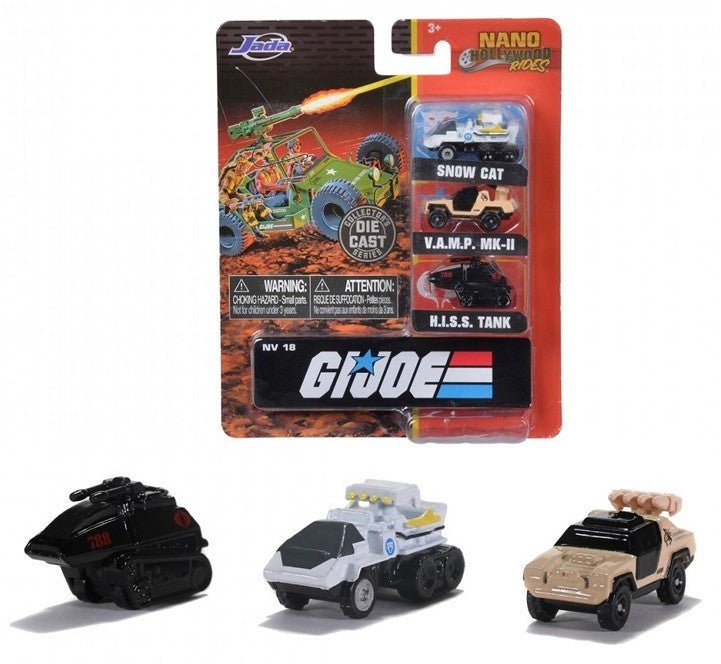 GiJoe 3 - Pack A Nano Cars - 4006333074295 - CrystalLotus.eu