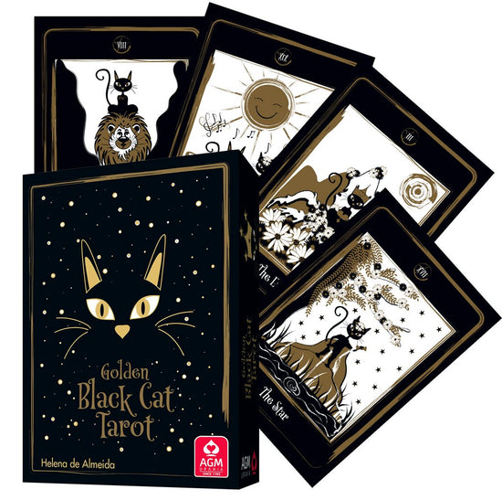 Golden Black Cat Tarot - 4250375110002 - CrystalLotus.eu