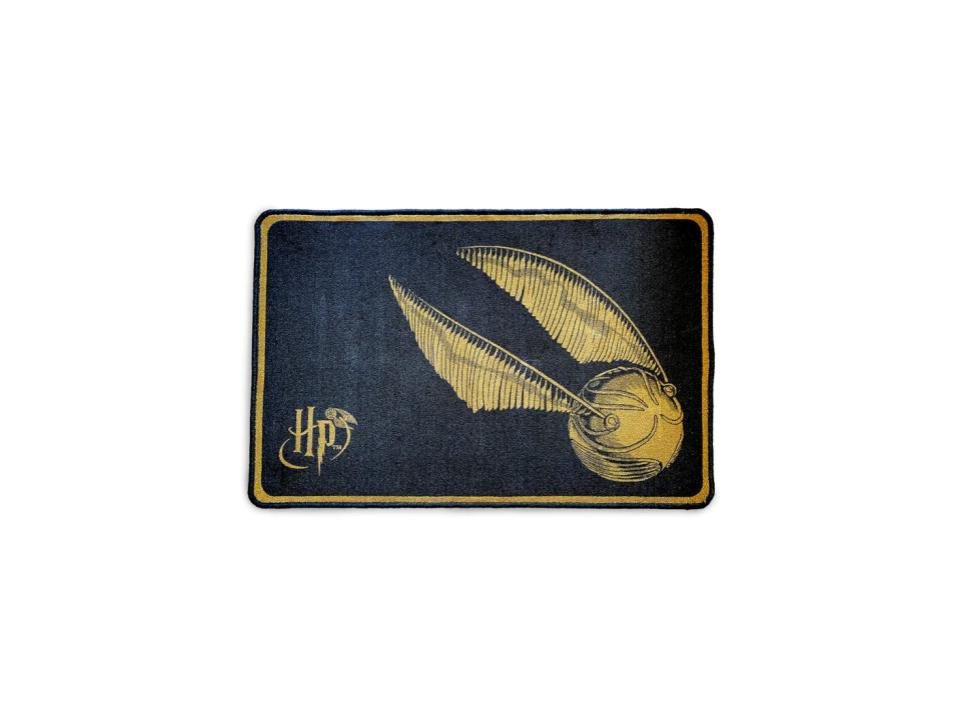 Golden Snitch Harry Potter Black and Gold 80 x 125 indoor mat - 5055437929269 - CrystalLotus.eu