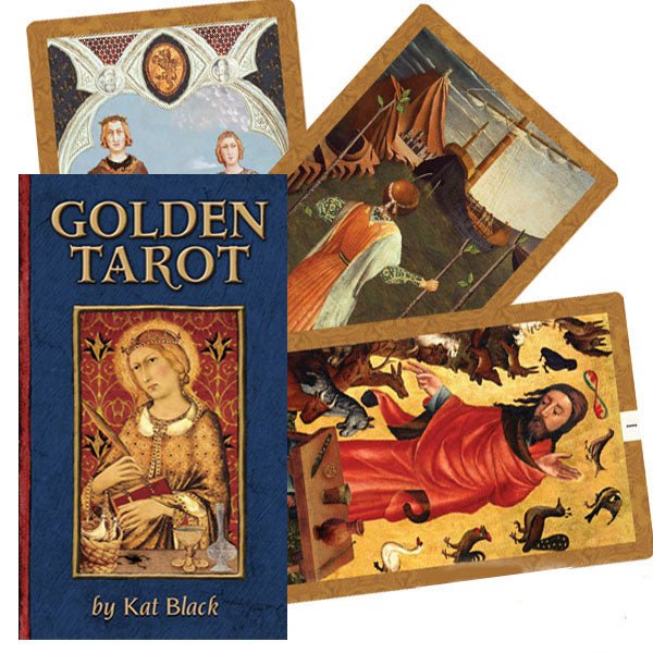 Golden Tarot By Kat Black - 9781572814349 - CrystalLotus.eu