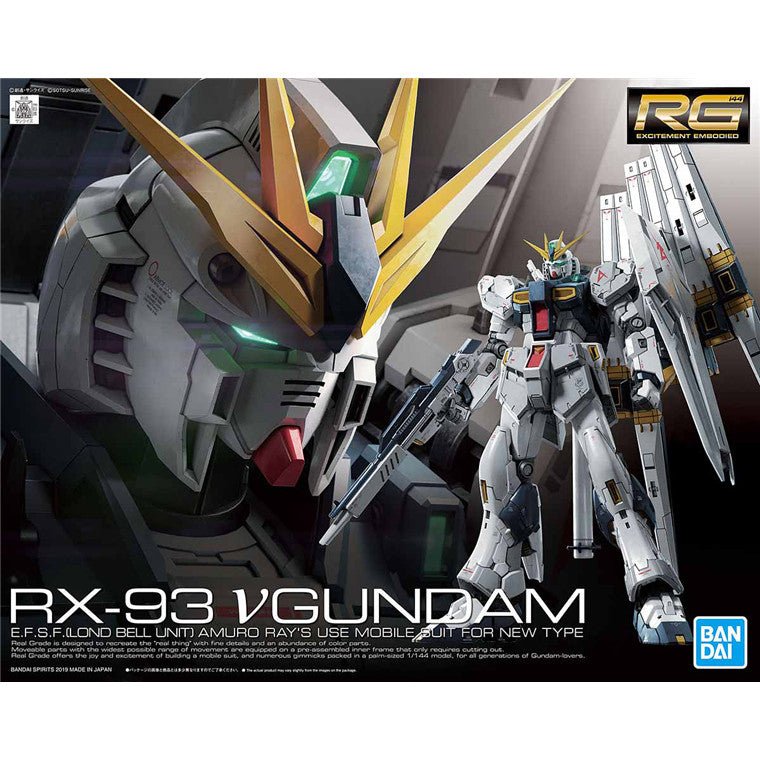 Gundam - RG 1/144 Nu Gundam - 4573102578426 - CrystalLotus.eu