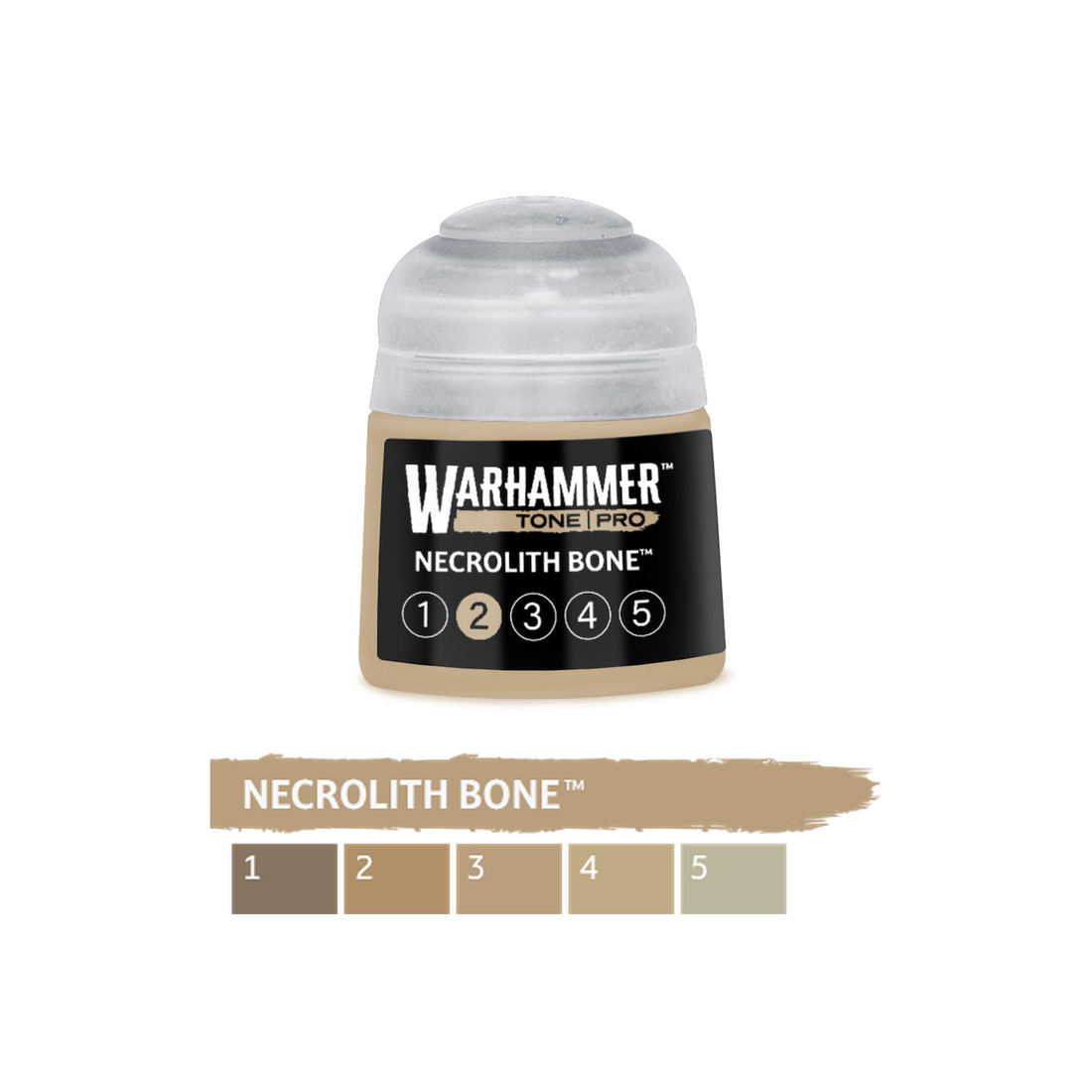 Warhammer Tone Pro - Necrolith Bone 2 (12ml) (20-052) - 5011921275687 - crystallotus.eu