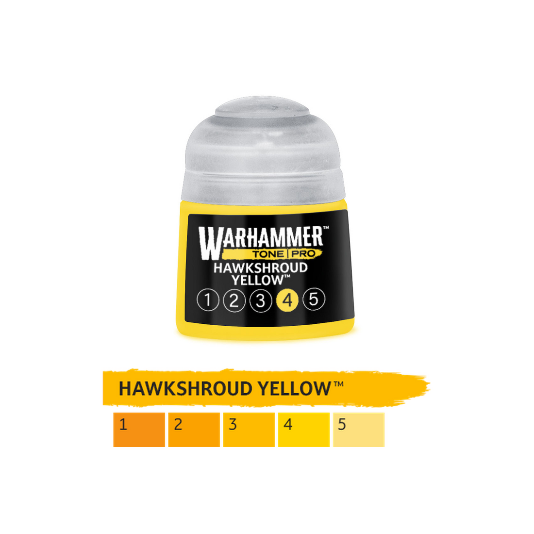 Warhammer Tone Pro - Hawkshroud Yellow 4 (12ml) (20-194) - 5011921276158 - crystallotus.eu