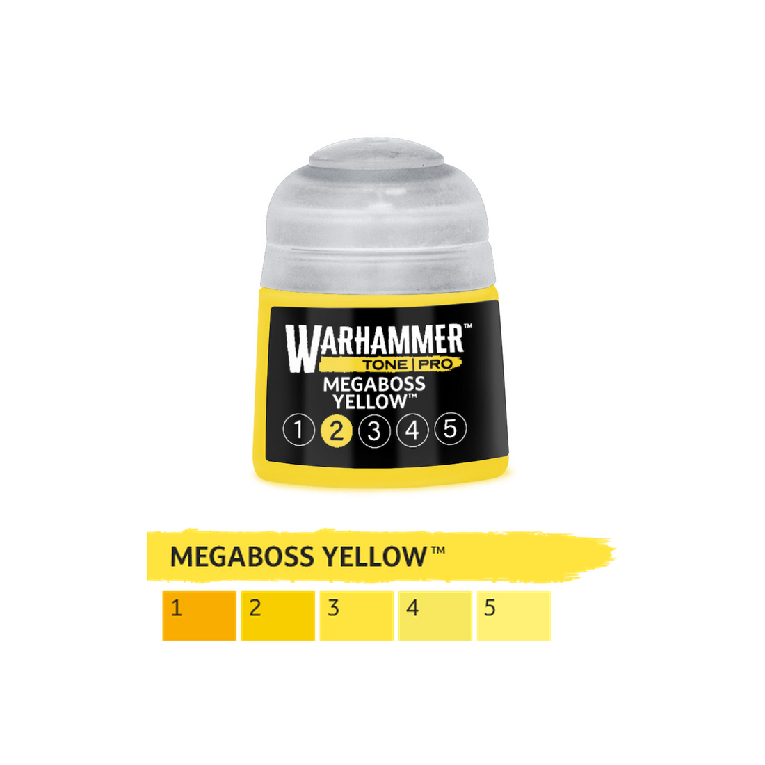 Warhammer Tone Pro - Megaboss Yellow 2 (12ml) (20-202) - 5011921276189 - crystallotus.eu