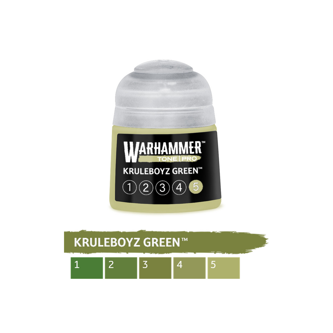 Warhammer Tone Pro - Kruleboyz Green 5 (12ml) (20-225) - 5011921276318 - crystallotus.eu