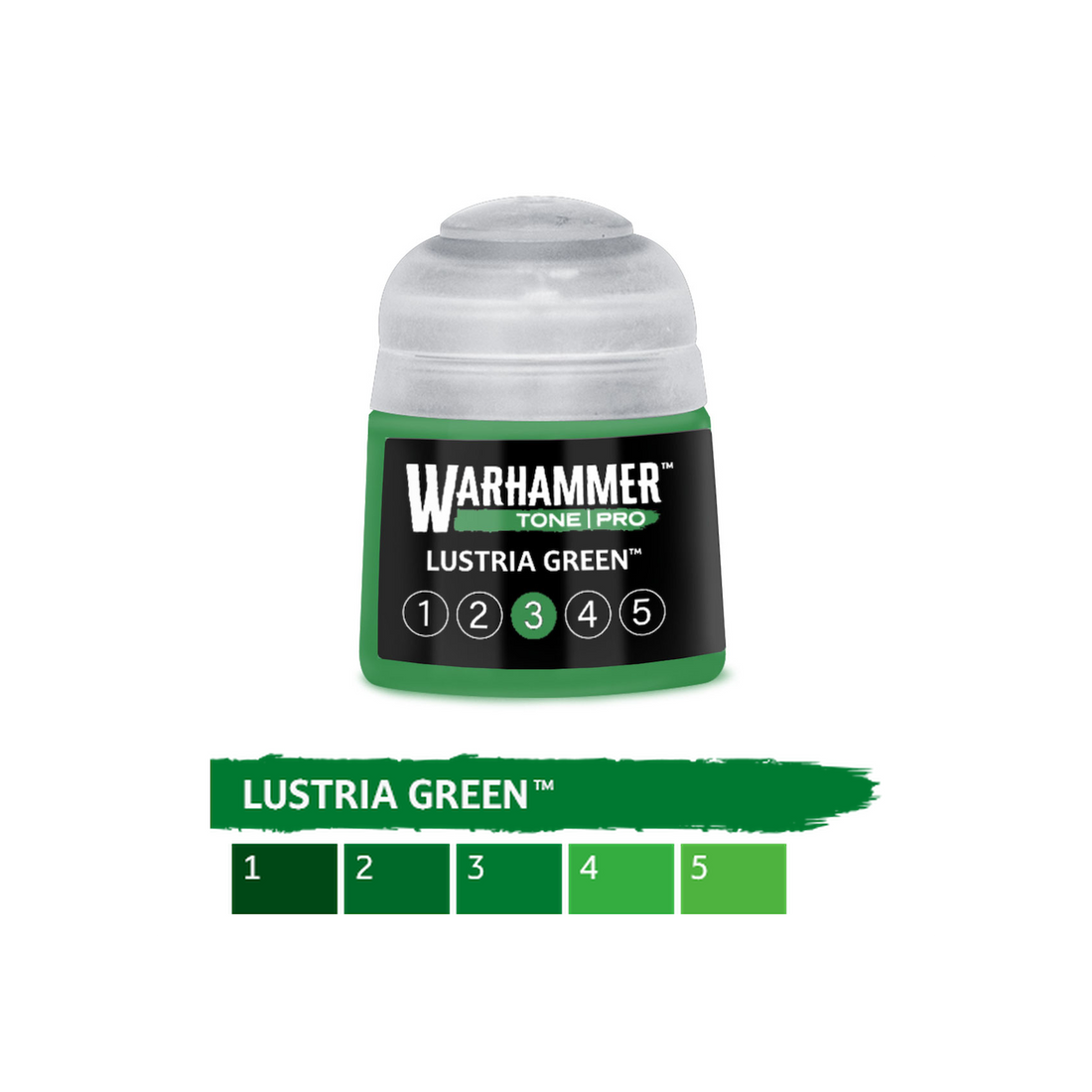 Warhammer Tone Pro - Lustria Green 3 (12ml) (20-253) - 5011921276349 - crystallotus.eu