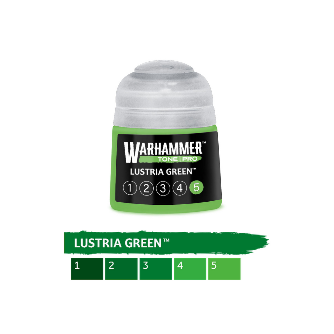 Warhammer Tone Pro - Lustria Green 5 (12ml) (20-255) - 5011921276363 - crystallotus.eu