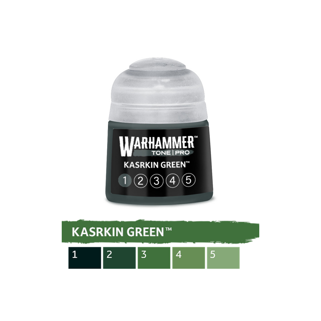Warhammer Tone Pro - Kasrkin Green 1 (12ml) (20-261) - 5011921276370 - crystallotus.eu