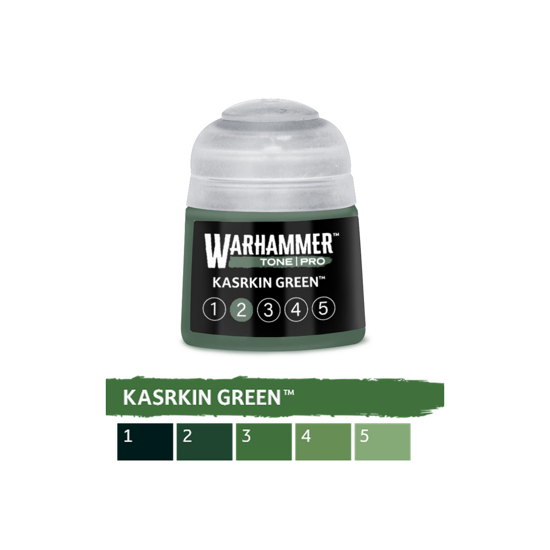 Warhammer Tone Pro - Kasrkin Green 2 (12ml) (20-262) - 5011921276387 - crystallotus.eu