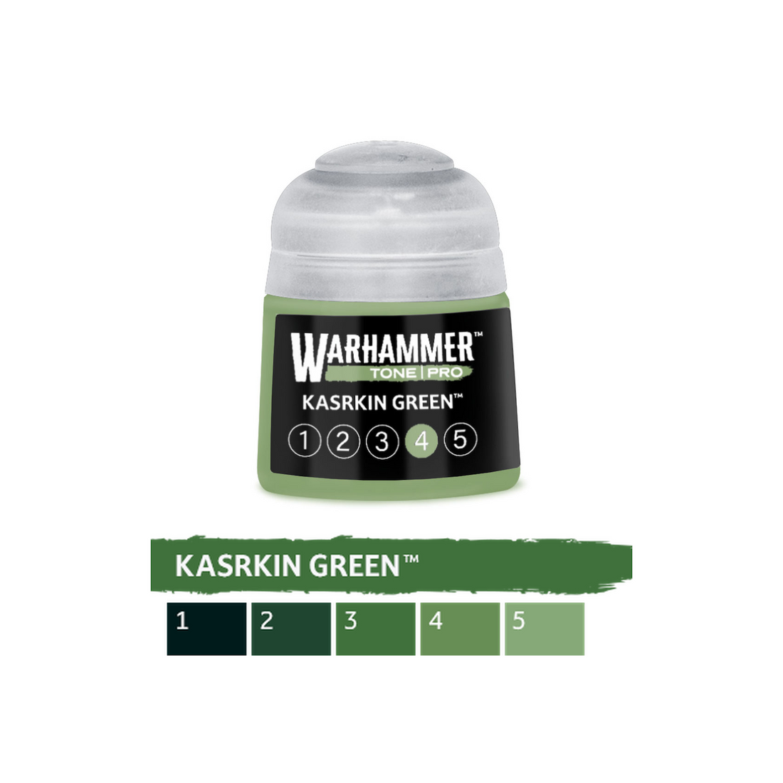 Warhammer Tone Pro - Kasrkin Green 4 (12ml) (20-264) - 5011921276400 - crystallotus.eu