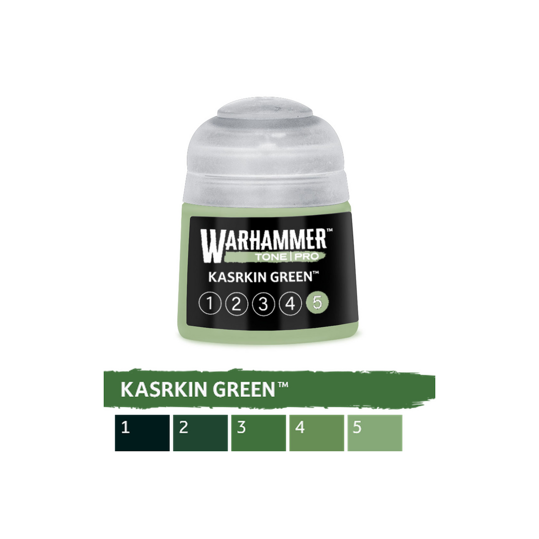 Warhammer Tone Pro - Kasrkin Green 5 (12ml) (20-265) - 5011921276417 - crystallotus.eu