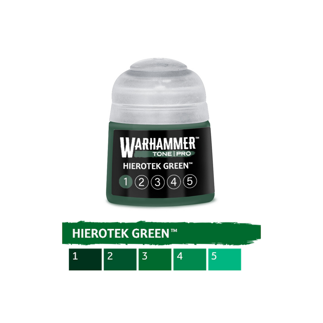 Warhammer Tone Pro - Hierotek Green 1 (12ml) (20-271) - 5011921276943 - crystallotus.eu