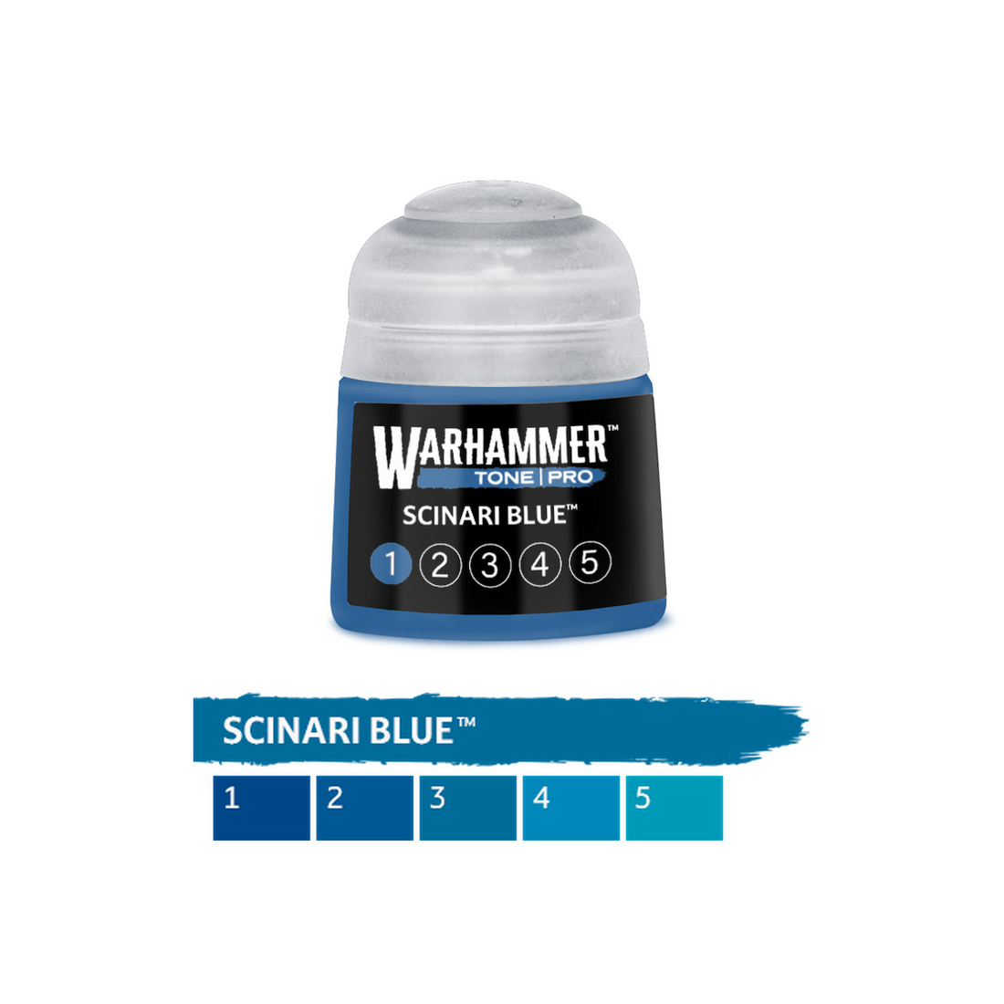 Warhammer Tone Pro - Scinari Blue 1 (12ml) (20-341) - 5011921277575 - crystallotus.eu