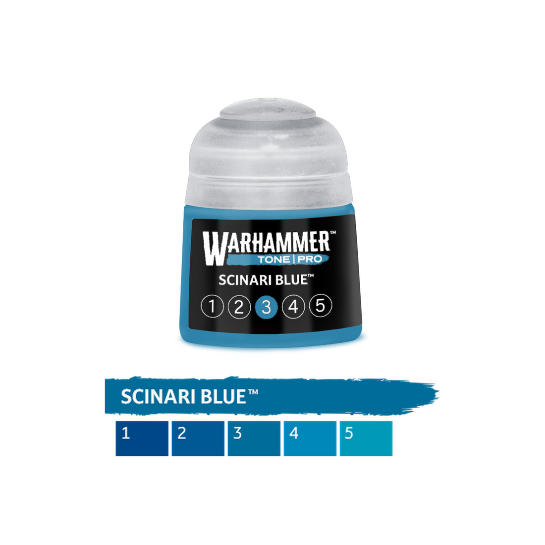 Warhammer Tone Pro - Scinari Blue 3 (12ml) (20-343) - 5011921277629 - crystallotus.eu