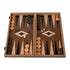 Handcrafted Backgammon Set American Walnut Large 48x52cm (by Manopoulos) - 5250000000003 - Crystal Lotus