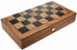 Handcrafted Backgammon Set Olive Burl Print Small 30x30cm (by Manopoulos) (TSX3H) - 5200430704218 - Crystal Lotus