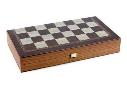 Handcrafted Backgammon Set Olive Print Small 30x30cm (by Manopoulos) (TSX4E) - 5200430704188 - Crystal Lotus