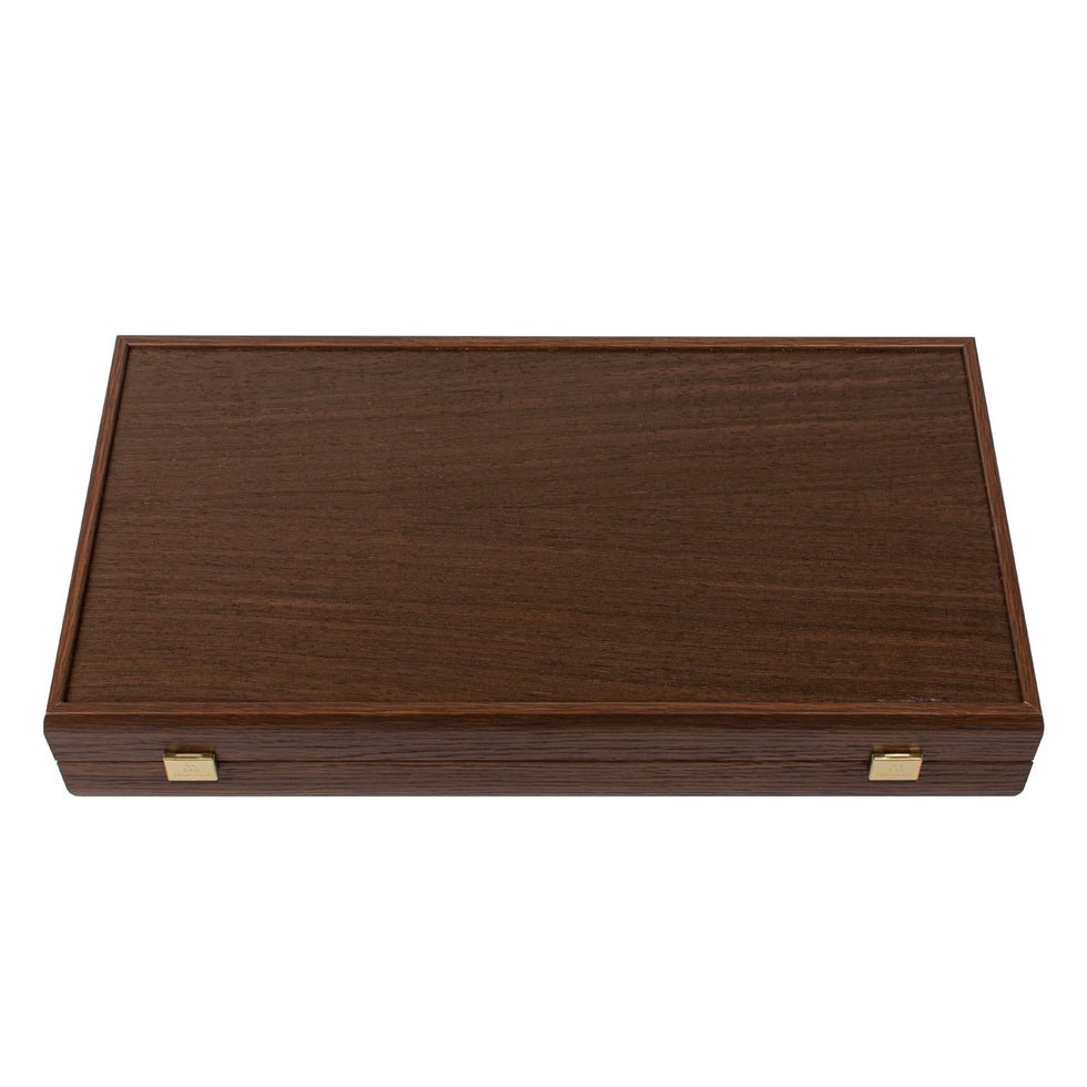 Handcrafted Backgammon Set Wenge &amp; Walnut Burl (by Manopoulos) (TVV1JD) - 5200430705024 - Crystal Lotus