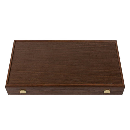 Handcrafted Backgammon Set Wenge &amp; Walnut Burl (by Manopoulos) (TVV1JD) - 5200430705024 - Crystal Lotus