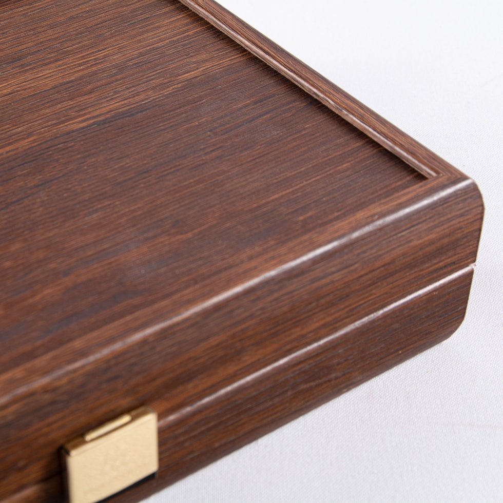 Handcrafted Luxury Domino Set in Dark Walnut Replica Wooden Case (by Manopoulos) (DXL20) - 5200430706489 - Crystal Lotus