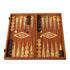 Handcrafted Mahogany & Olive Wood Backgammon Set - Elegant Marquetry Design (by Manopoulos) - 5250000000036 - Crystal Lotus