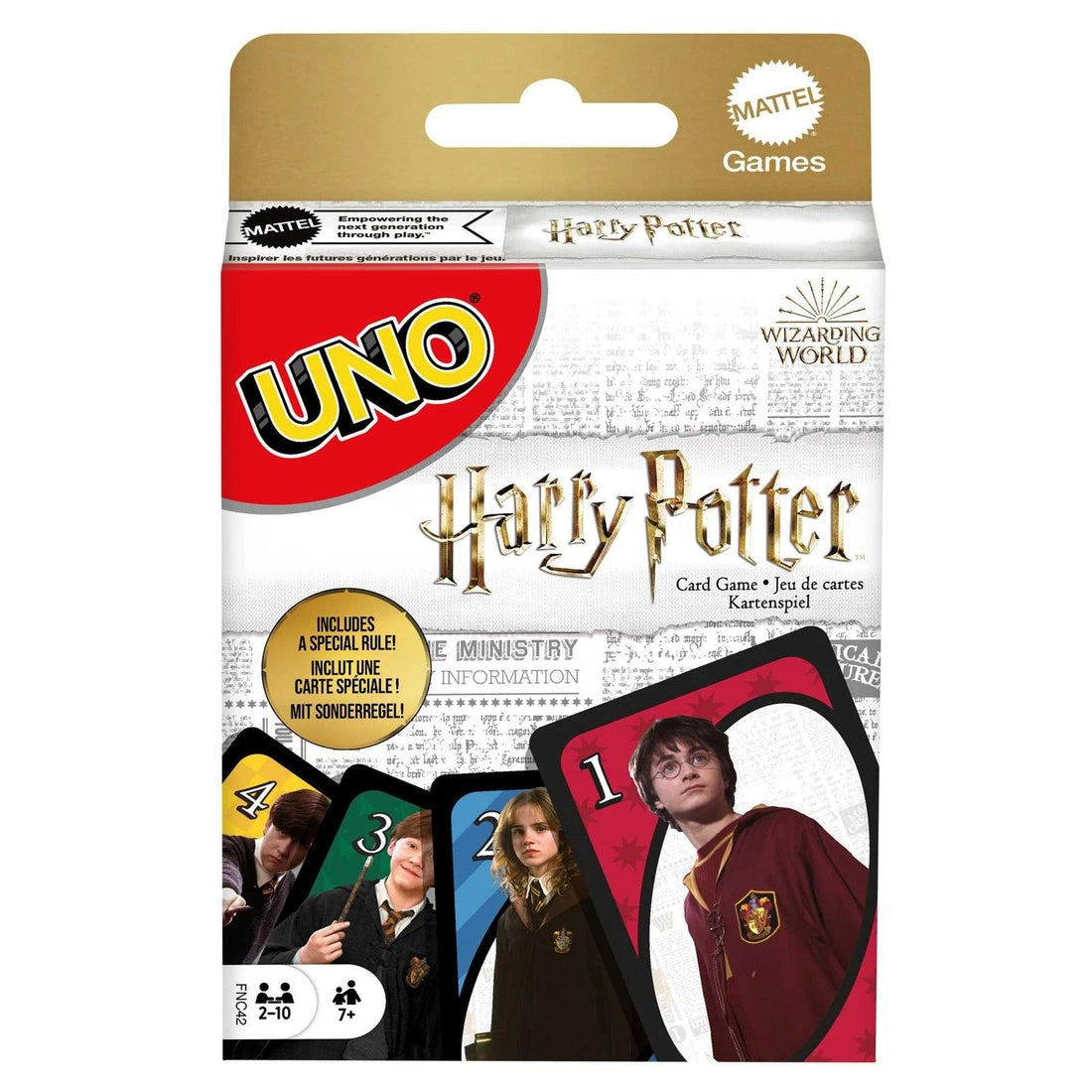 Harry Potter Card Game UNO - 887961587579 - Crystal Lotus
