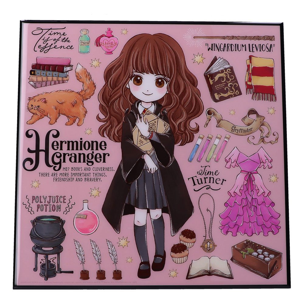 Harry Potter Crystal Clear Picture Hermione Granger 32 x 32 cm - 801269143794 - CrystalLotus.eu