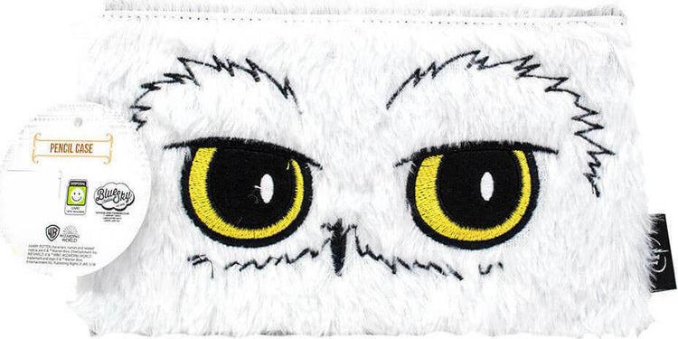 Harry Potter Hedwig plush flat pencil case – Fur Backed - 5060718140028 - CrystalLotus.eu