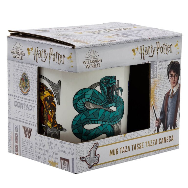 Harry Potter Hogwarts Mug 8 Oz In Gift Box - 8412497200931 - Crystal Lotus