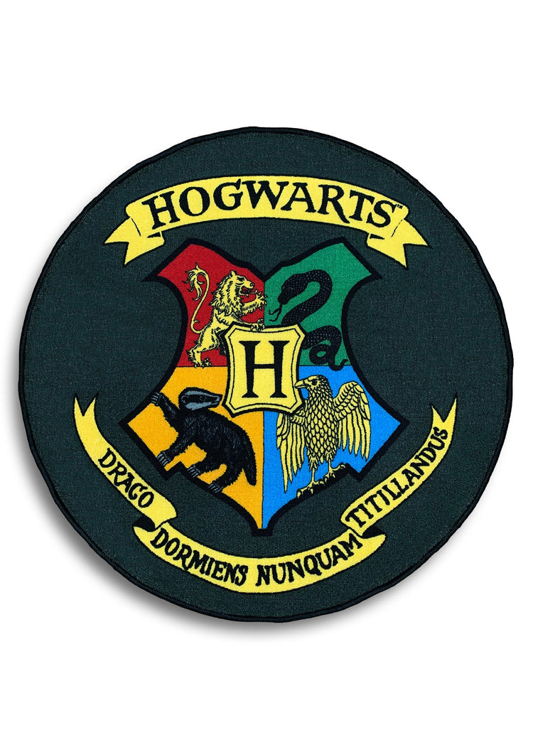 Harry Potter Hogwarts Shield Indoor Mat (100x100) - 5055437928675 - CrystalLotus.eu