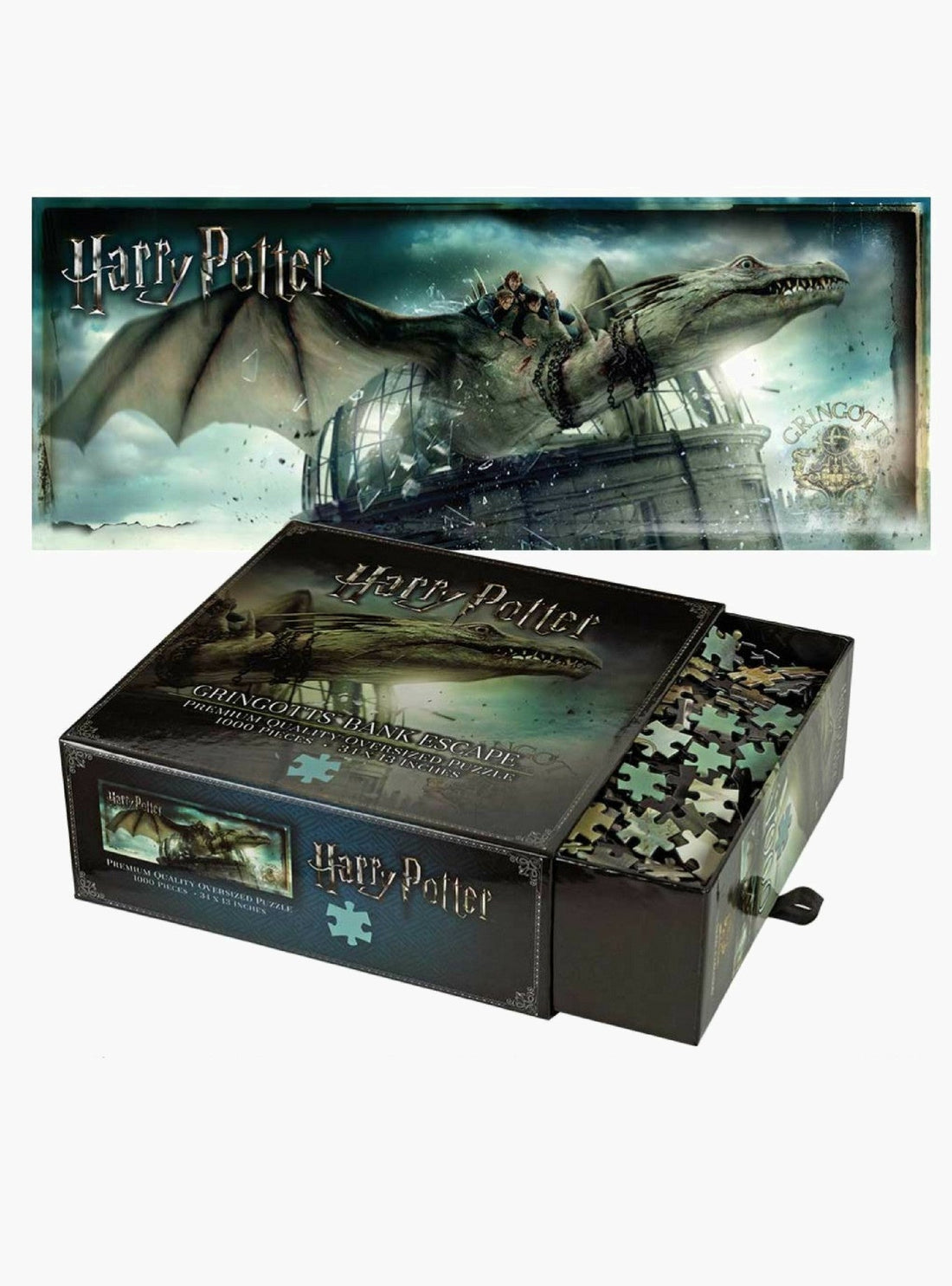 Harry Potter Jigsaw Puzzle Gringotts Bank Escape - 849421004484 - CrystalLotus.eu