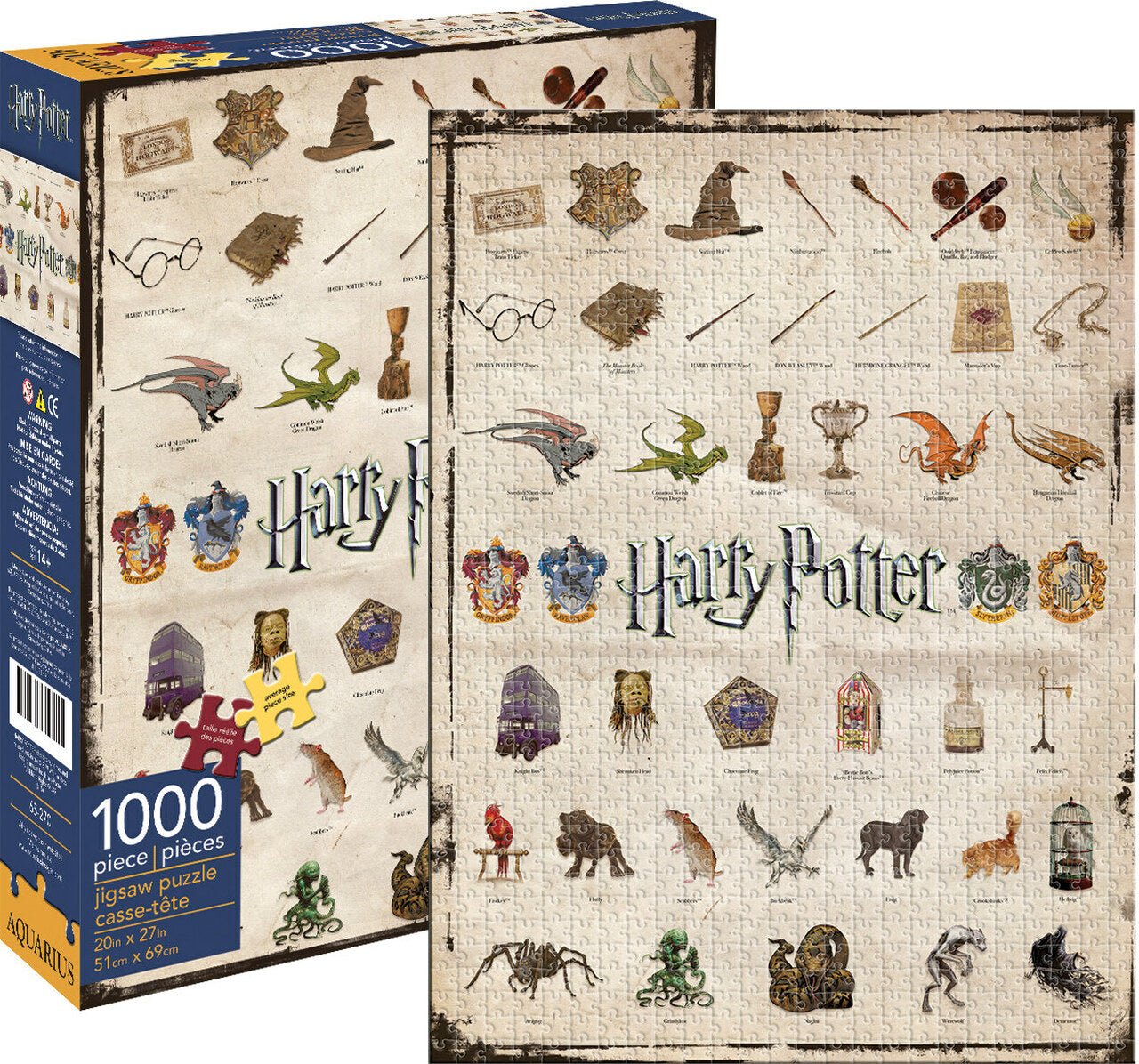 Harry Potter Jigsaw Puzzle Icons (1000 pieces) - 840391110564 - CrystalLotus.eu